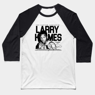 Larry Holmes - Black Baseball T-Shirt